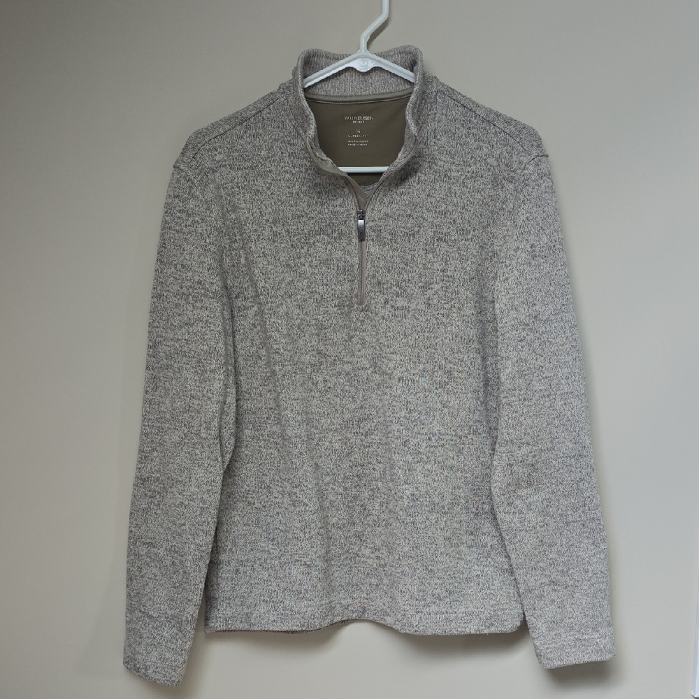 Van Heusen Men's Tan Zip-Up Sweater